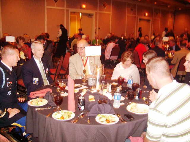 (3) Sturday night Banquet- Steve Russell, Bob and Jan Babcock